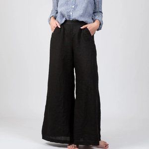 NWT!  CP Shades linen Wendy Pant in Black M.  New with Tags